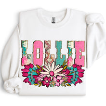 Load image into Gallery viewer, Western Floral Name DROPDOWN TRANSFER SDD DEC 25