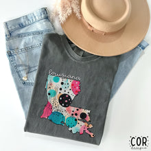 Load image into Gallery viewer, Colorful Dotted States (All 50 states available) DTF TRANSFER COR