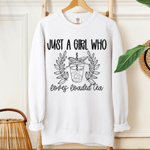 Load image into Gallery viewer, Just A Girl Who Loves Iced Coffee/Loaded Tea/Coffee Dropdown TRANSFER SDD NOV 25