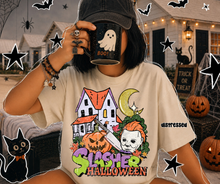 Load image into Gallery viewer, Slasher Halloween My_rs Checker Border Distressed Option DROPDOWN TRANSFER CARTER AUG 26