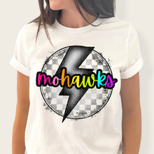 Load image into Gallery viewer, Checkered Bolt Rainbow Mascot DROPDOWN TRANSFER