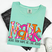 Load image into Gallery viewer, Mark 4:38 Paint Strokes Orange/Pink TRANSFER OCT SDD