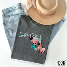 Load image into Gallery viewer, Colorful Dotted States (All 50 states available) DTF TRANSFER COR