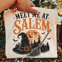 Load image into Gallery viewer, Meet Me At Salem Hat Broom And Moon Sketch Color TRANSFER UAC JULY 26