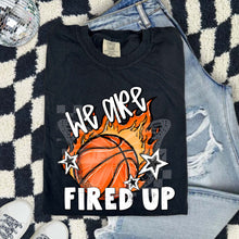 Load image into Gallery viewer, We Are Fired Up Flaming Ball And Stars Sports DROPDOWN TRANSFER PHDC JUNE 26