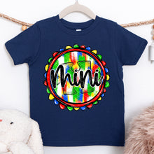 Load image into Gallery viewer, Mini Autism Puzzle Piece Rainbow Circle Faux Glitter Option DROPDOWN TRANSFER SDD MAR 26