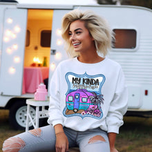Load image into Gallery viewer, My Kinda Happiness * Camper /palm trees TRANSFER SDD
