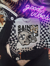 Load image into Gallery viewer, Football Rhinestone Helmet Bow Stacked DROPDOWN TRANSFER CAP