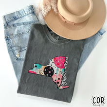 Load image into Gallery viewer, Colorful Dotted States (All 50 states available) DTF TRANSFER COR