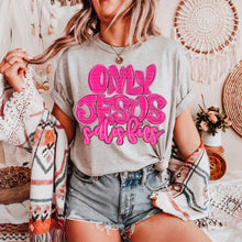 Load image into Gallery viewer, Only Jesus Satisfies Pink Alpha TRANSFER SDD FEB