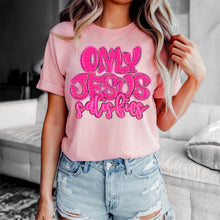 Load image into Gallery viewer, Only Jesus Satisfies Pink Alpha TRANSFER SDD FEB