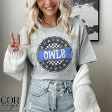 Load image into Gallery viewer, Star Checkered Circle Mascots DROPDOWN TRANSFER COR