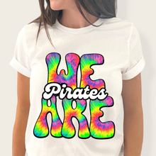 Load image into Gallery viewer, We Are Rainbow Tie Dye Mascot DROPDOWN TRANSFER