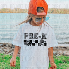 Load image into Gallery viewer, Grades Checkered Floral Bolt Blk Dropdown TRANSFER SBB
