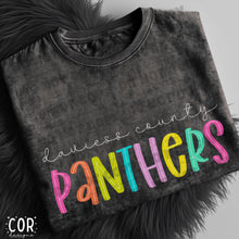 Load image into Gallery viewer, Neon Bright Line Panthers DROPDOWN TRANSFER COR