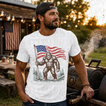 Load image into Gallery viewer, Bigfoot With Flag Sketch TRANSFER UAC MAY 26