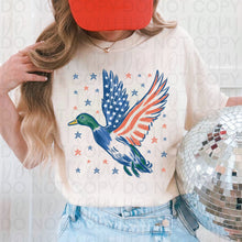 Load image into Gallery viewer, USA Flag Mallard Stars Option DROPDOWN TRANSFER UAC MAY 26