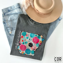 Load image into Gallery viewer, Colorful Dotted States (All 50 states available) DTF TRANSFER COR