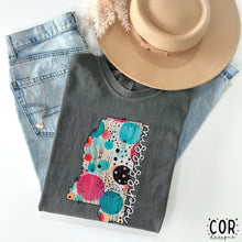 Load image into Gallery viewer, Colorful Dotted States (All 50 states available) DTF TRANSFER COR