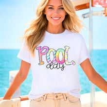 Load image into Gallery viewer, Pool Day Pastel Rainbow TRANSFER SDD MAR