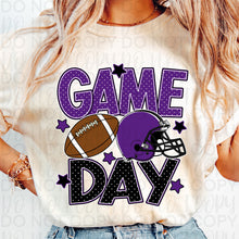 Load image into Gallery viewer, Game Day Polka Stars DROPDOWN TRANSFER UAC JULY 26