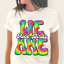 Load image into Gallery viewer, We Are Rainbow Tie Dye Mascot DROPDOWN TRANSFER
