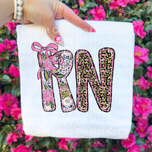Load image into Gallery viewer, Pink Floral Leopard OCCUPATIONAL DROPDOWN TRANSFER ISP MAR 26