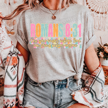 Load image into Gallery viewer, Bible Verse Checkers Spring Colors DROPDOWN TRANSFER CML MAR
