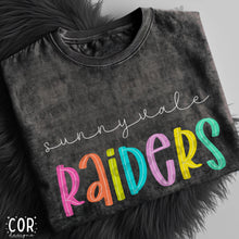 Load image into Gallery viewer, Neon Bright Line Raiders DROPDOWN TRANSFER COR