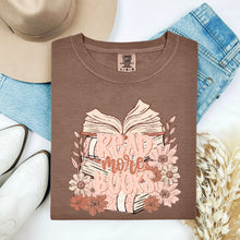 Load image into Gallery viewer, Read More Books Pale Pink Florals TRANSFER SDD MAR 26