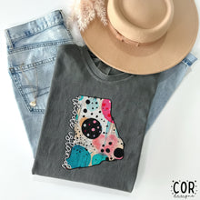 Load image into Gallery viewer, Colorful Dotted States (All 50 states available) DTF TRANSFER COR
