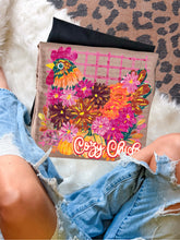 Load image into Gallery viewer, Cozy Chick Pink Fall Florals Chicken TRANSFER SCG SEP 26