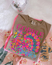Load image into Gallery viewer, Gobble Gobble Bright Pink & Green Floral Turkey TRANSFER SCG SEP 26