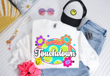 Load image into Gallery viewer, Touchdown Bright Floral Football DROPDOWN TRANSFER SCG SEP 26