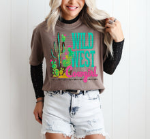 Load image into Gallery viewer, Wild West Cowgirl Cactus with Faux Glitter TRANSFER SCG OCT 26