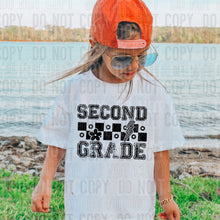 Load image into Gallery viewer, Grades Checkered Floral Bolt Blk Dropdown TRANSFER SBB