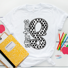 Load image into Gallery viewer, Polka Dot Mascots Dropdown TRANSFER CSD JUNE 25