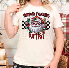 Load image into Gallery viewer, Santa’s Favorite Occupation Faux Embroidery (DROPDOWN) TRANSFER CAP