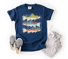 Load image into Gallery viewer, Ofishally Out Of School Triple Fish Boy/Girl DROPDOWN TRANSFER PHDC APR 26
