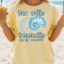 Load image into Gallery viewer, She Sells Seashells By The Seashore DROPDOWN TRANSFER IRENE APR 26