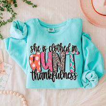 Load image into Gallery viewer, She Is Clothed In Thankfulness * Dropdown | Transfer SDD