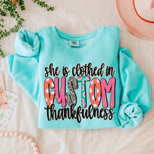 Load image into Gallery viewer, She Is Clothed In Thankfulness * Dropdown | Transfer SDD