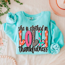 Load image into Gallery viewer, She Is Clothed In Thankfulness * Dropdown | Transfer SDD