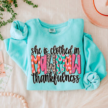 Load image into Gallery viewer, She Is Clothed In Thankfulness * Dropdown | Transfer SDD