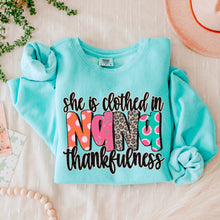 Load image into Gallery viewer, She Is Clothed In Thankfulness * Dropdown | Transfer SDD
