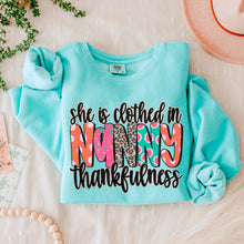 Load image into Gallery viewer, She Is Clothed In Thankfulness * Dropdown | Transfer SDD