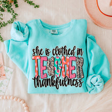 Load image into Gallery viewer, She Is Clothed In Thankfulness * Dropdown | Transfer SDD