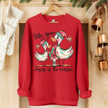 Load image into Gallery viewer, Silly Goose Jesus Is The Reason Geese And Mouse In Bow TRANSFER SDD NOV 25