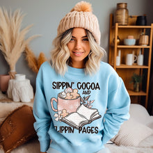 Load image into Gallery viewer, Sipping Cocoa And Flipping Pages TRANSFER OCT SDD