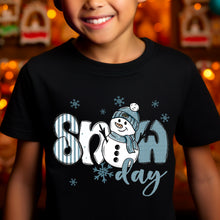 Load image into Gallery viewer, Snow Day Snowman & Snowflakes DROPDOWN TRANSFER SDD SEPT